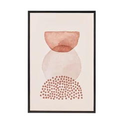 Abstract Decoracion De Pared Negro, Blanco, Marron