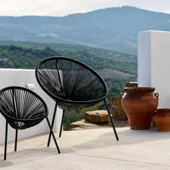 Acapulco Silla Para Ninos Negro