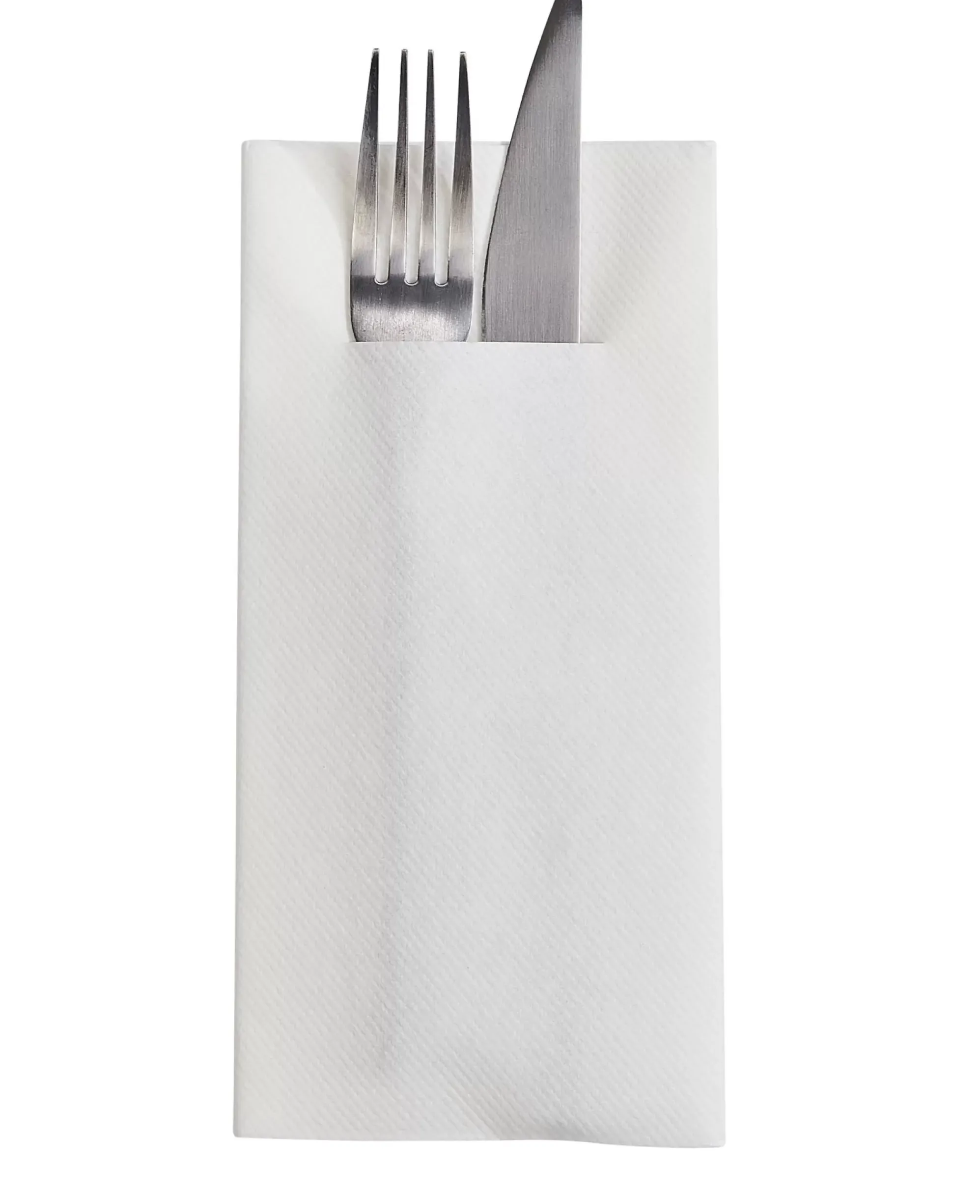 Airlaid Servill./Cubiert. Juego De 12 Blanco