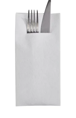 Airlaid Servill./Cubiert. Juego De 12 Gris