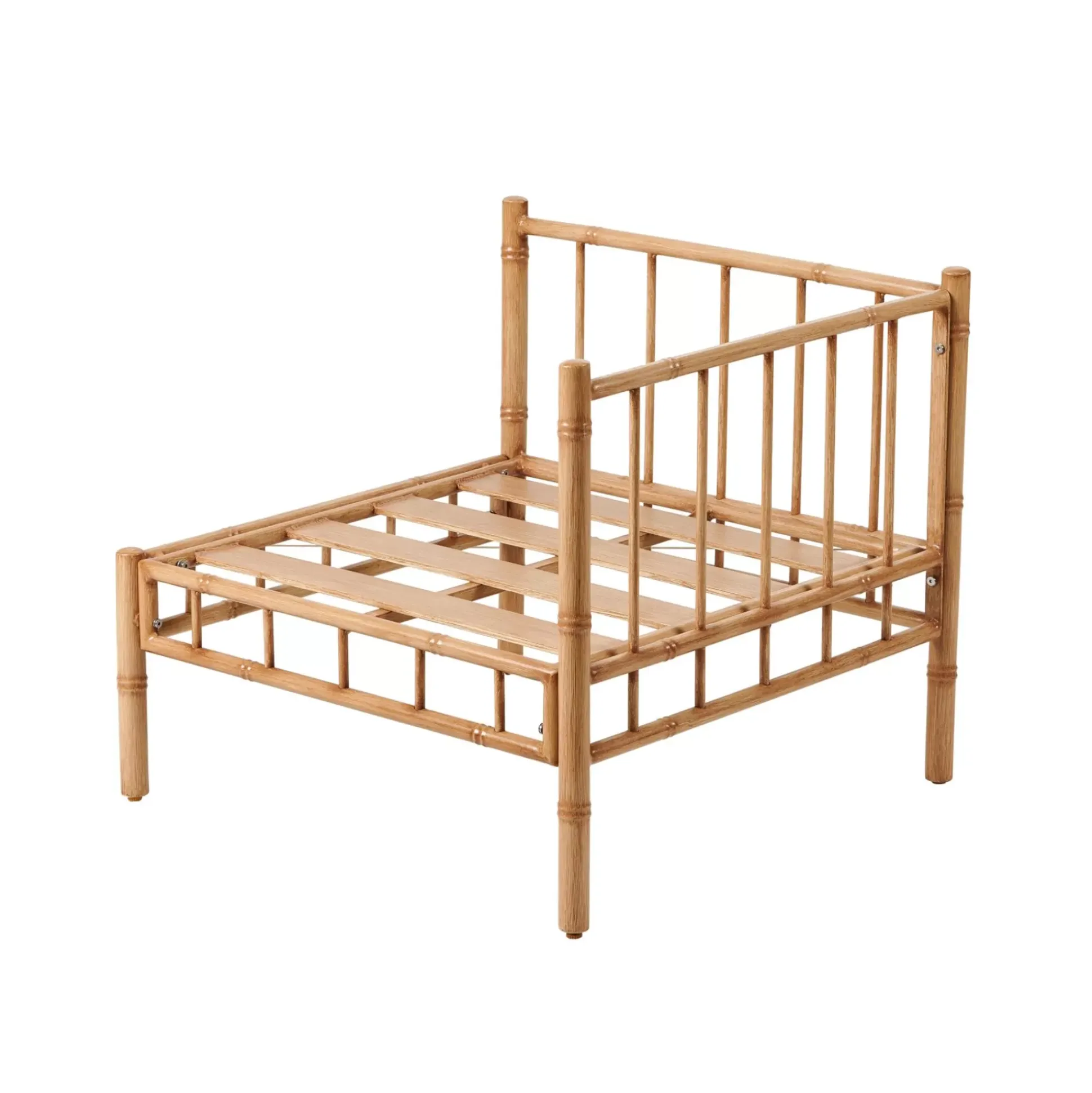 Bambolette Silla Esquinera Aspecto Bambu