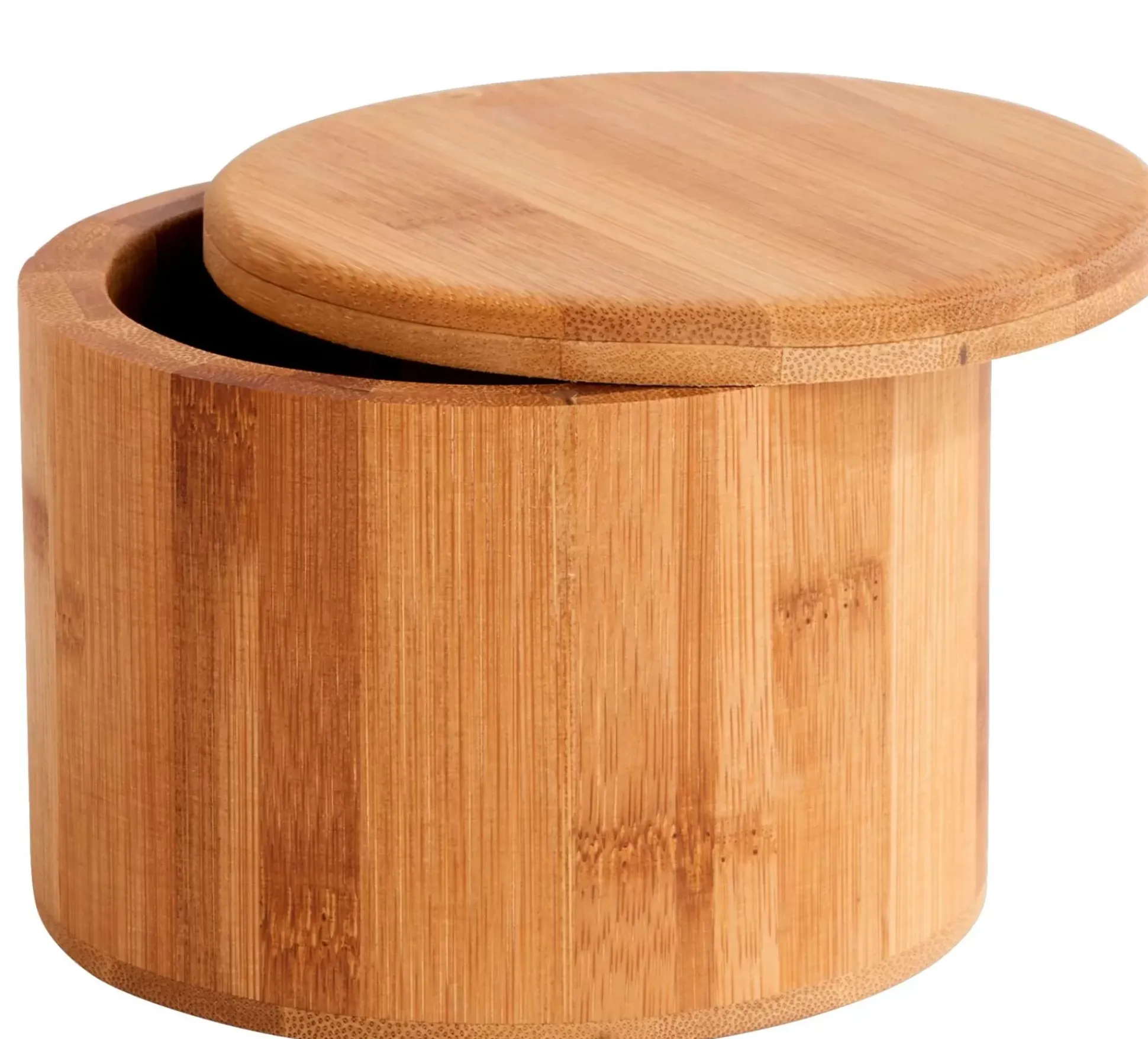 Bamboo Caja De Almacenaje Maceta Hierbas Natural