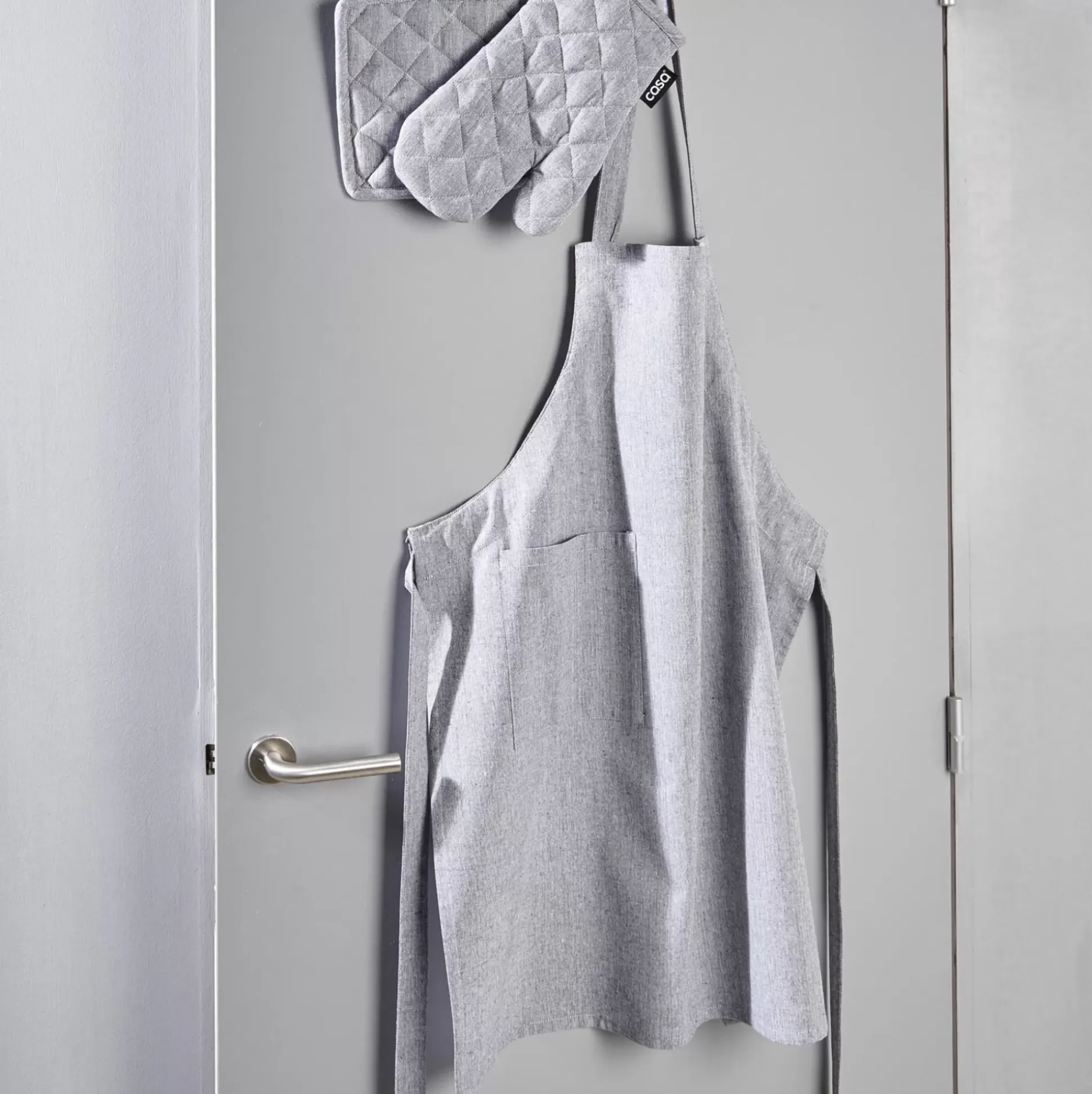 Bas Delantal Gris Oscuro