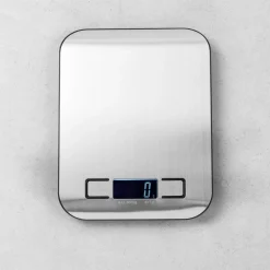 Basic Balanza Cocina Digital Metal, Plateado