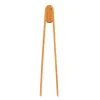 Basic Bamboo Tenazas Para Barbacoa Natural