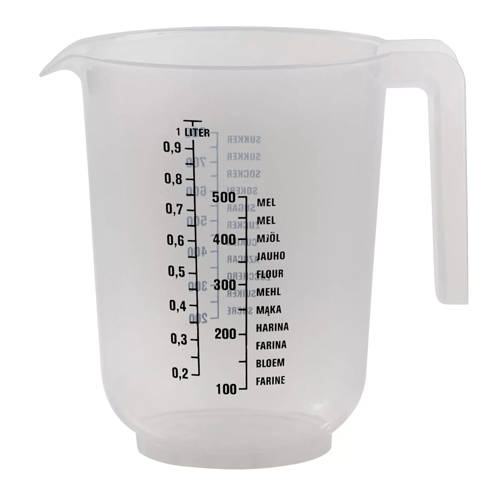 Basic Vaso Graduado Transparente