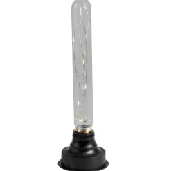 Bati Soporte Lamprar Pila E27 Negro