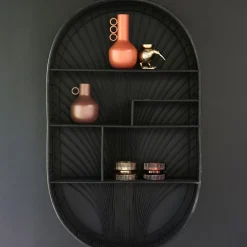 Bavi Estanteria De Pared Negro