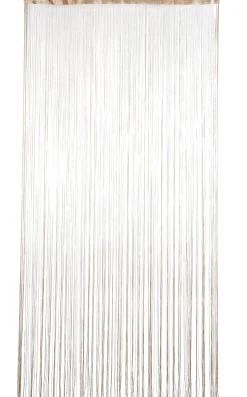 Beige Cortina De Flecos Beis