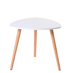 Belliot Mesa Auxiliar Blanco, Natural
