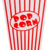 Cinema Vaso De Palomitas Juego De 8 Blanco, Rojo