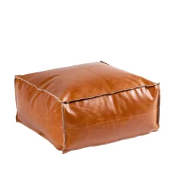 Cognac Puf Marron