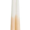Duo Velas Largas Juego De 2 Crema, Marron Claro, Multicolor