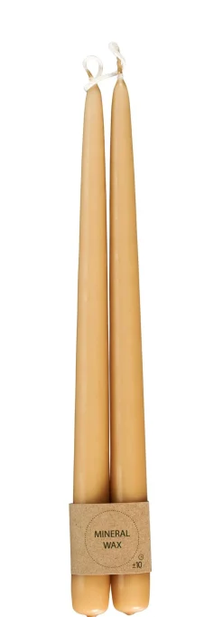 Duo Velas Largas Juego De 2 Marron