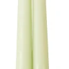 Duo Velas Largas Juego De 2 Verde