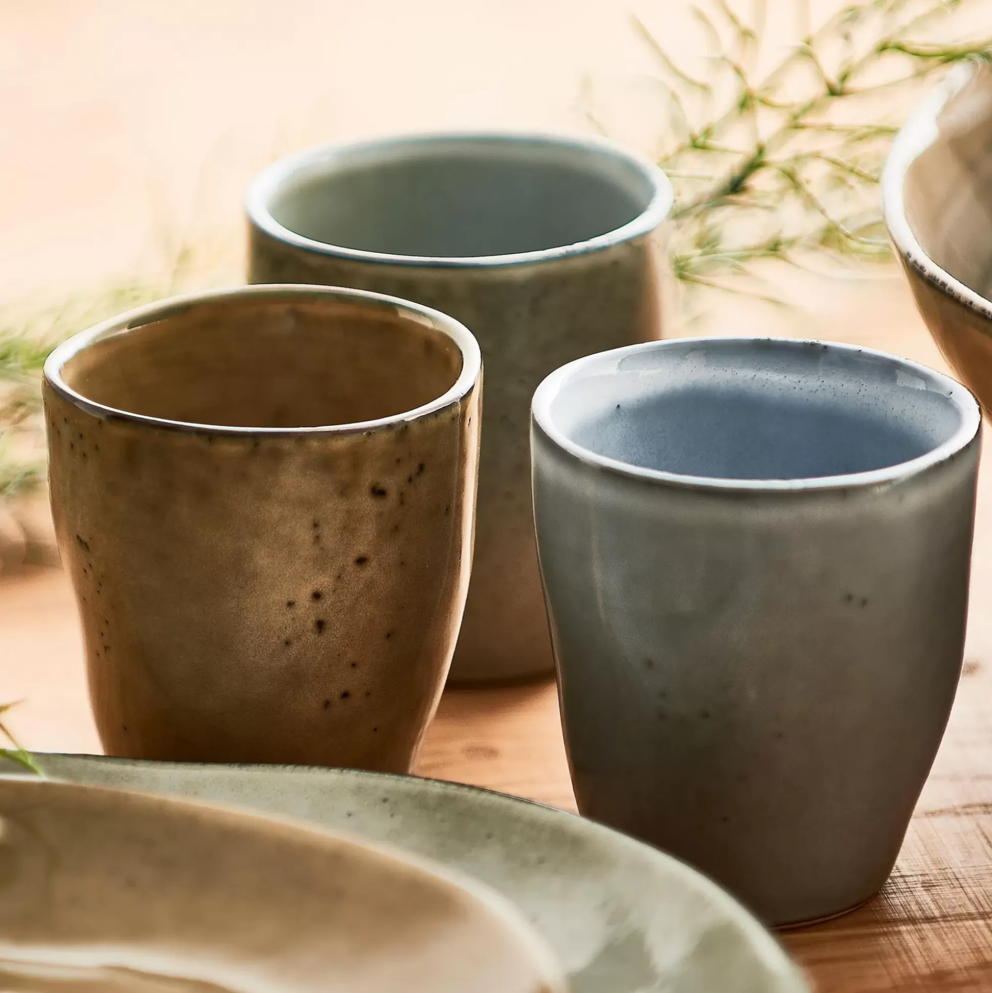 Earth Ice Taza Azul Claro