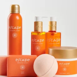 Escape Oriental Spirit Espuma De Ducha En Botella Naranja