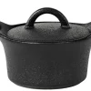 Fero Cazuela Para Horno Con Tapa Negro