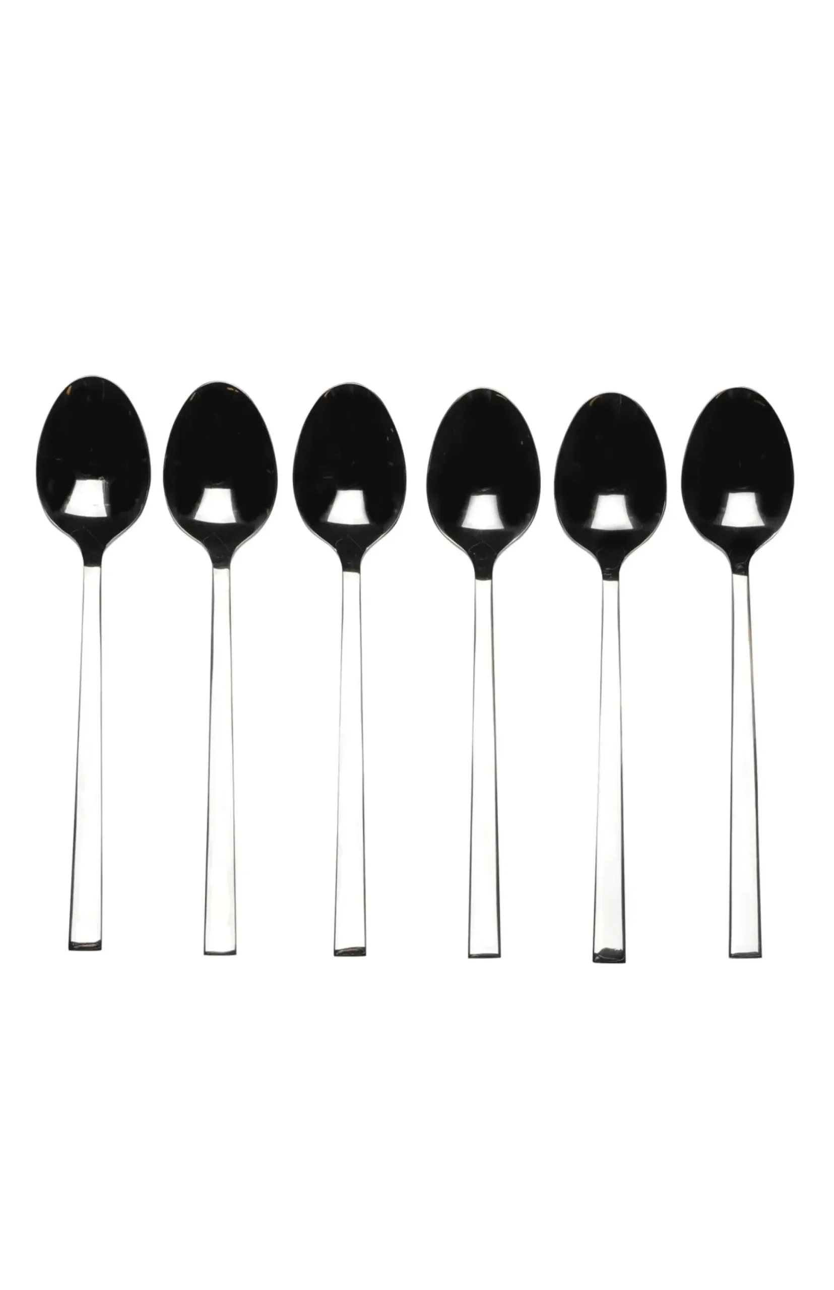 Fine Cucharillas De Cafe Juego De 6 Plateado
