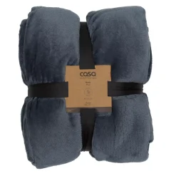 Flanella Manta Gris Oscuro