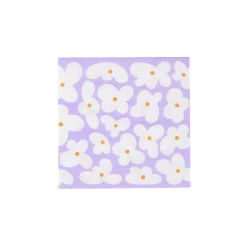 Fleurs Lila Paquete De 20 Servilletas Varios Colores