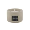 Fuego Vela Led Solar Gris Claro