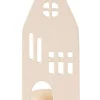 Home Soporte Para Vela Pequena Blanco, Natural