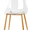 Ice Silla De Comedor Transparente, Natural