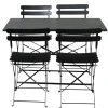 Imperial Conjunto Bistro Rectangular Negro