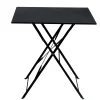 Imperial Mesa Plegable Cuadrado Negro