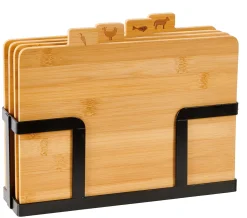 Industria J/Tablas Para Cortar En Soporte Negro, Natural
