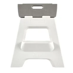 Jasmin Taburete Plegable Deluxe Xl Gris Claro