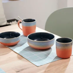 Jessie Orange Taza Sin Asa Naranja