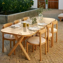 Jules Conjunto De Jardín Con Cojines Beige