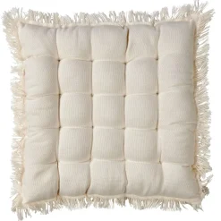 Lia Cojin De Asiento Blanco