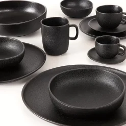 Magma Taza Y Plato Negro