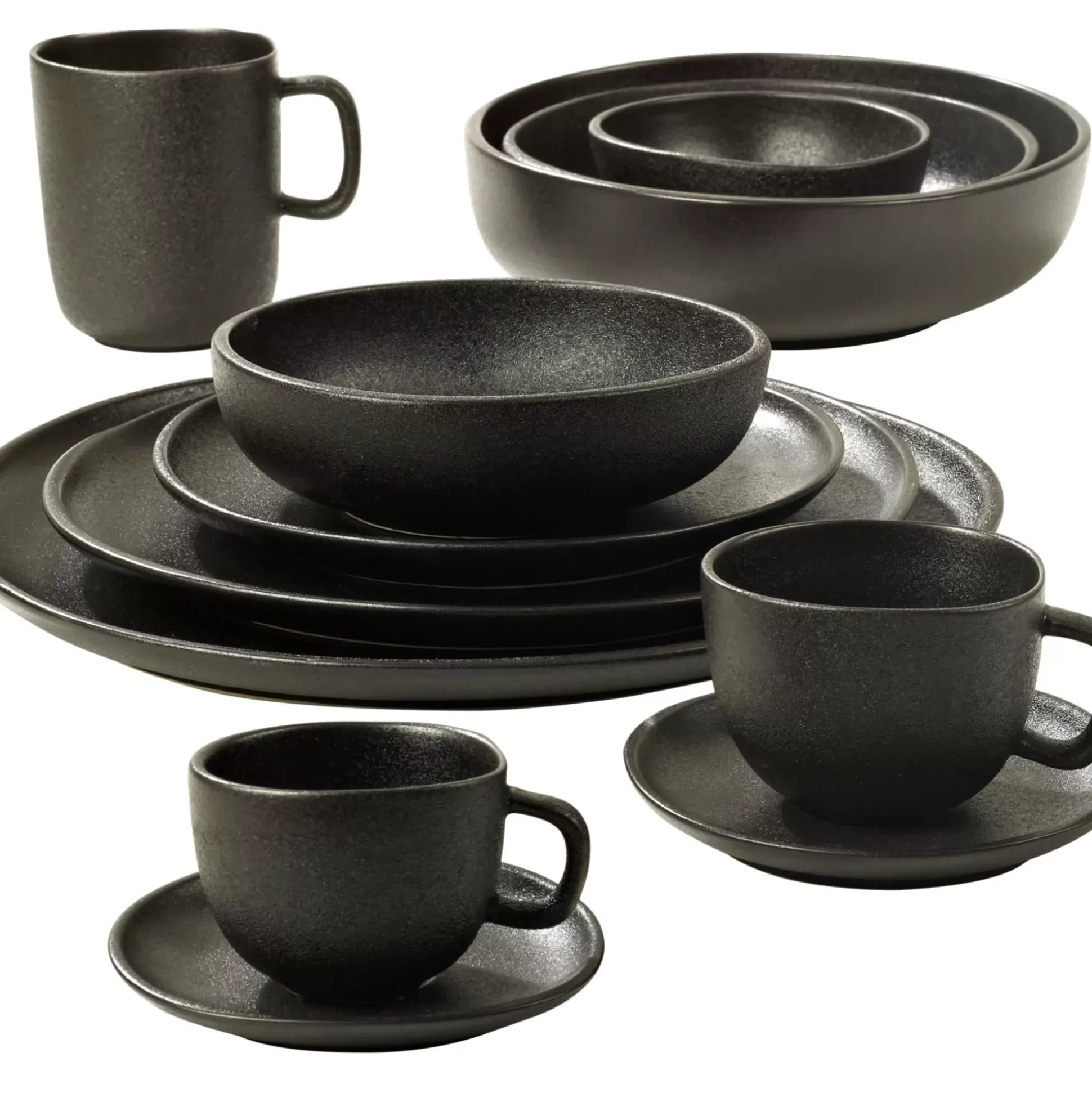 Magma Taza Y Plato Tacita Negro