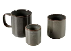 Mineral Graphite Taza Sin Asa Gris