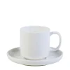 Moon Taza Y Plato Blanco