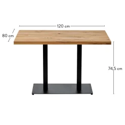 Oak Mesa De Comedor Natural