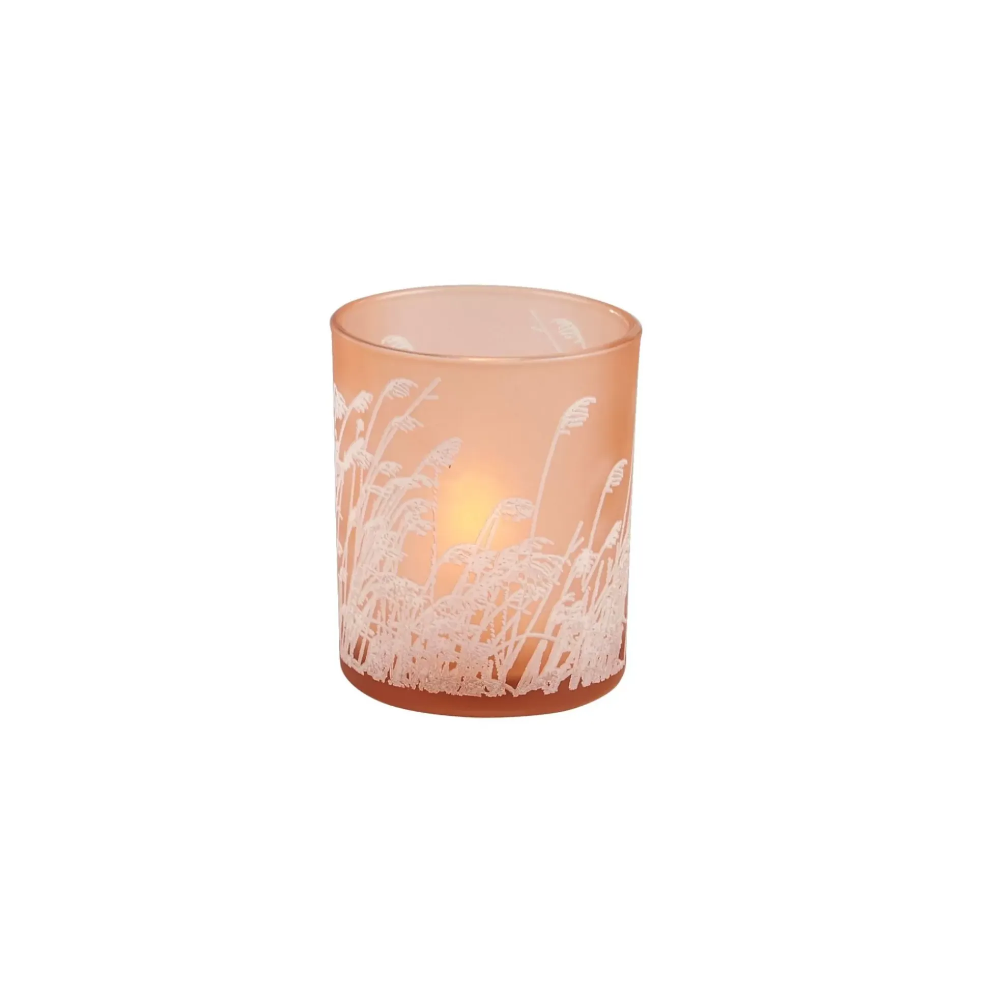Pampas Portavelas Naranja