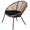 Papayo Silla Lounge Con Cojin Natural
