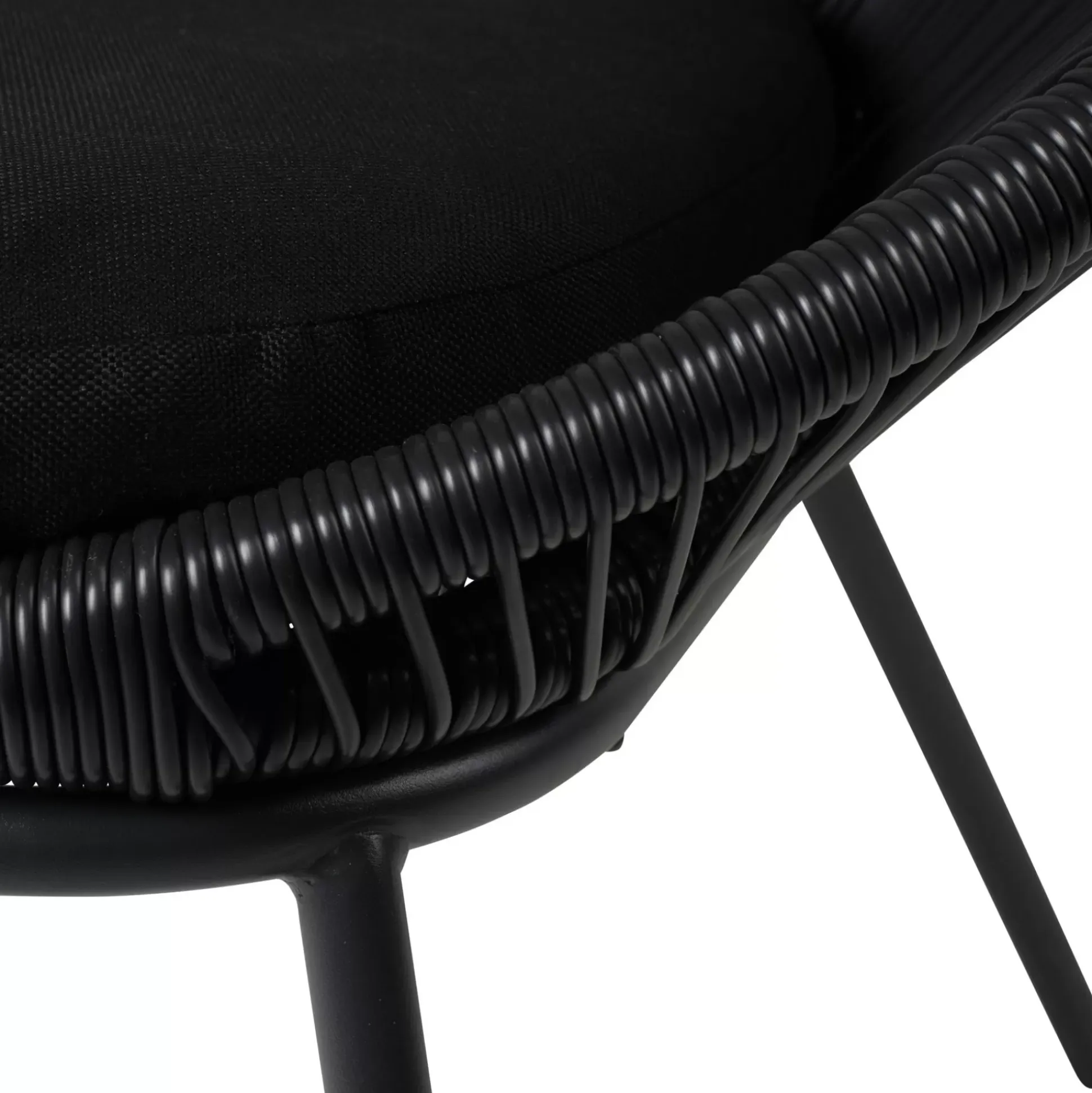 Papayo Silla Lounge Negro