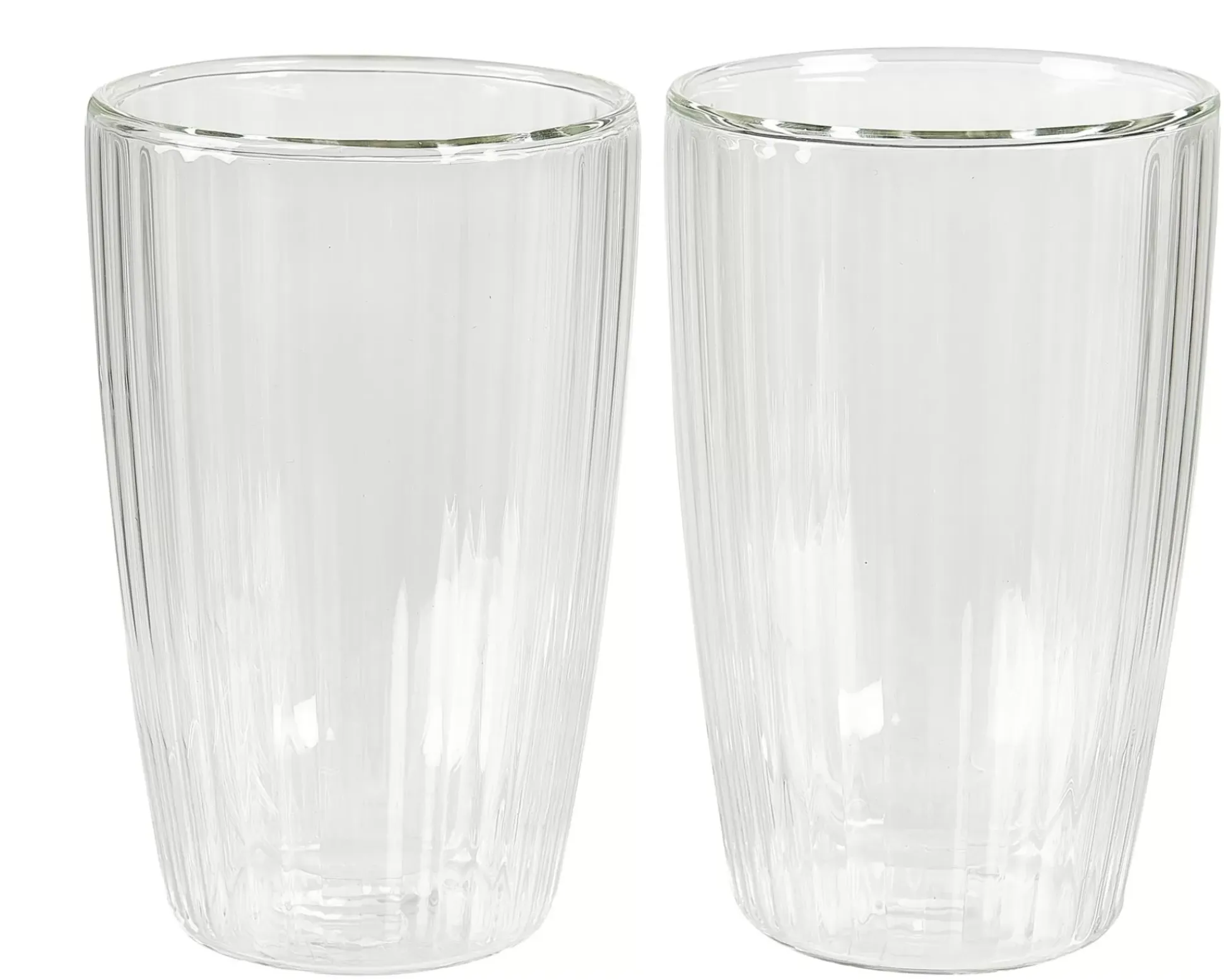 Pausa Vaso De Doble Pared Juego De 2 Transparente