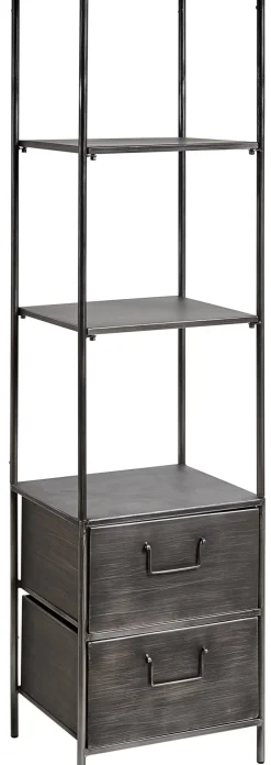 Pharma Estanteria De Pared Con 2 Cajones Negro