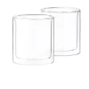 Relax Vaso De Doble Pared Juego De 2 Transparente