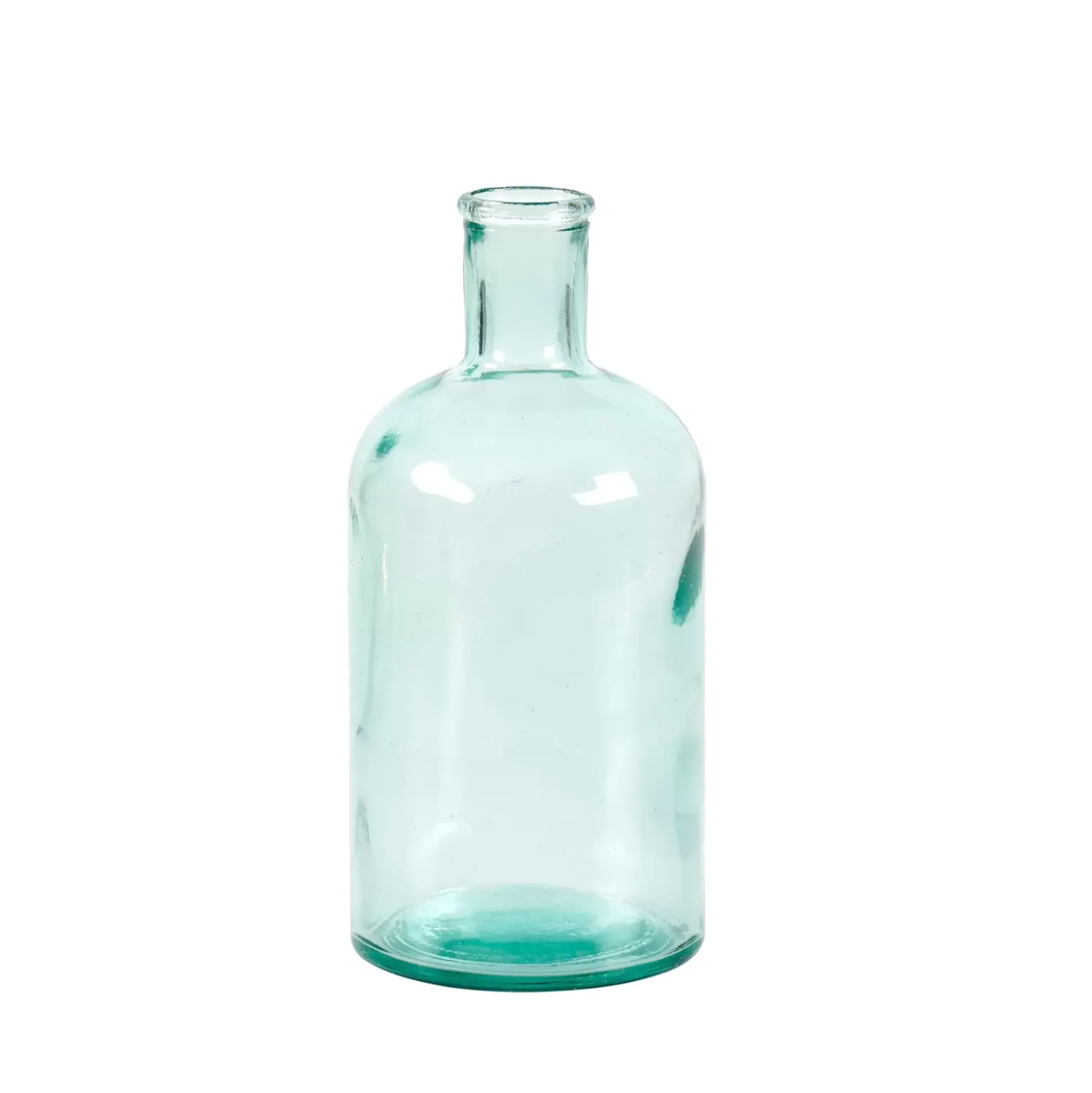 Retro Florero-Botella Transparente