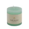 Rustic Vela Estriada Menta