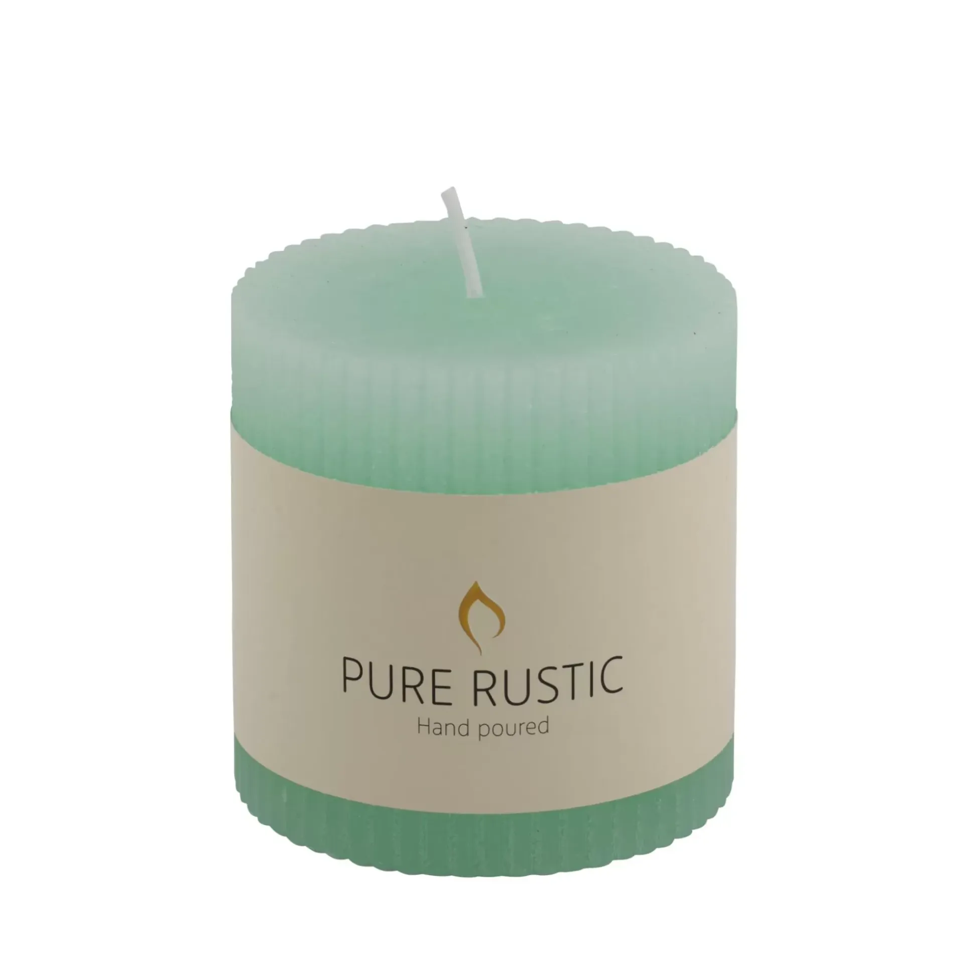 Rustic Vela Estriada Menta