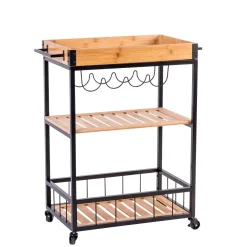 Selmo Carrito De Cocina Natural